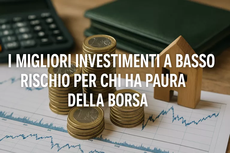 I migliori investimenti a basso rischio per chi ha paura della borsa