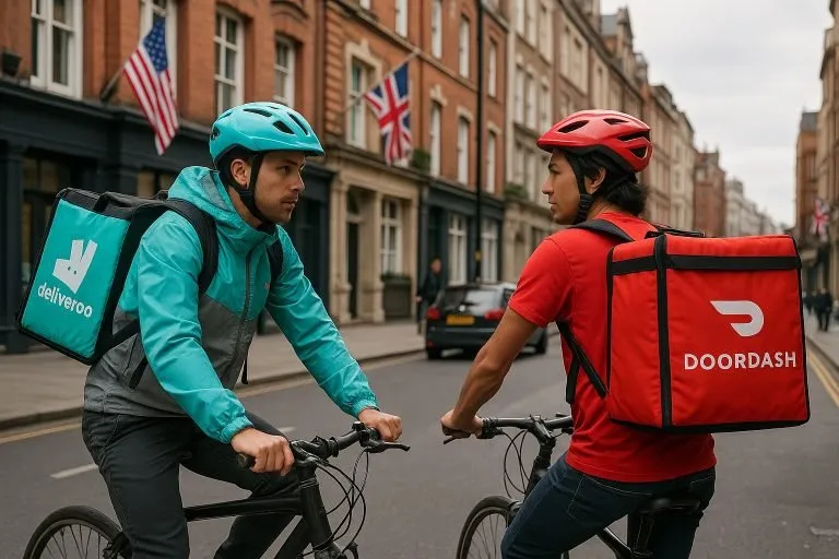 DoorDash punta Deliveroo: una maxi-operazione da 2,7 miliardi di sterline