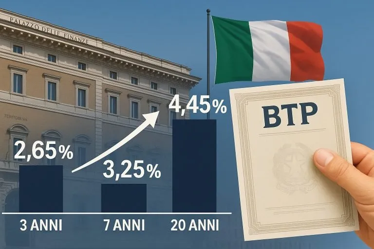 Asta BTP Maggio 2025: ecco i nuovi BTP a 3, 7 e 20 anni