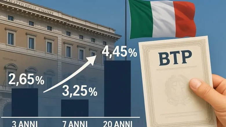 Asta BTP Maggio 2025: ecco i nuovi BTP a 3, 7 e 20 anni