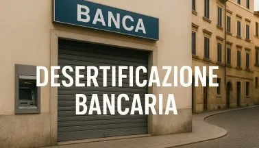 Desertificazione bancaria: oltre 3.000 comuni italiani senza sportelli