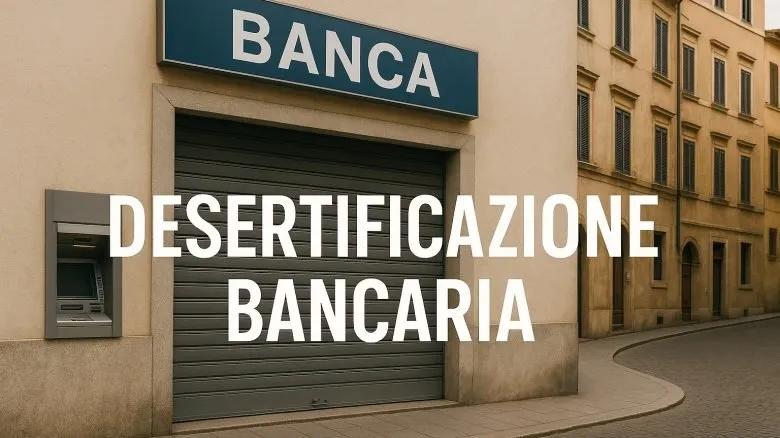 Desertificazione bancaria: oltre 3.000 comuni italiani senza sportelli