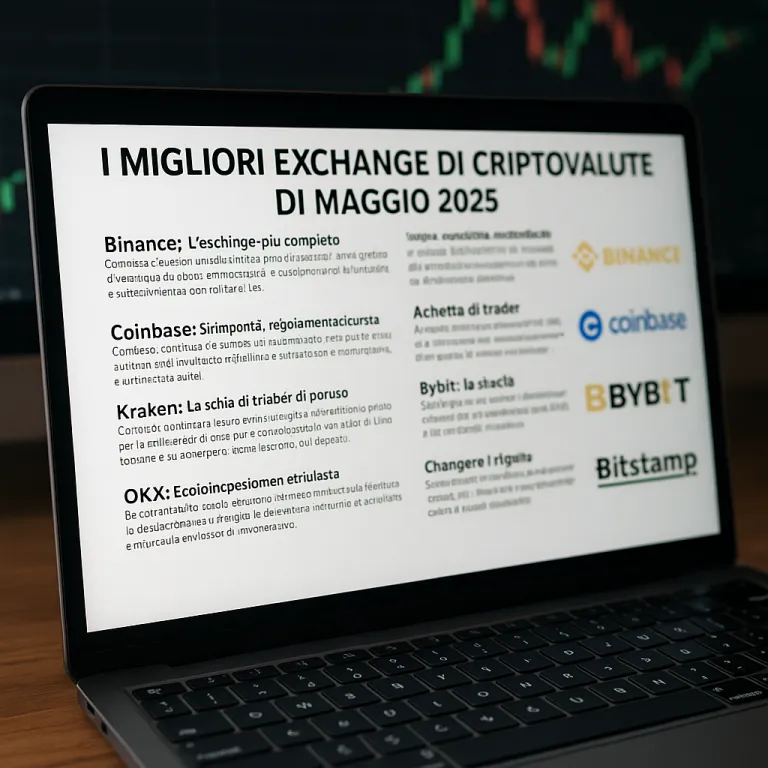 I migliori exchange di criptovalute di Maggio 2025