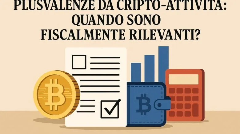 Plusvalenze da Cripto-attività: quando sono fiscalmente rilevanti?