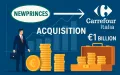 Carrefour Italia diventa italiana: NewPrinces chiude l’accordo