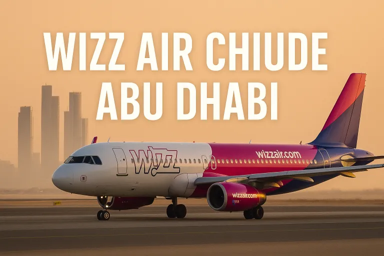 Wizz Air abbandona Abu Dhabi: cinque anni di perdite e bilanci in rosso