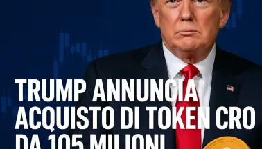Trump entra nel mondo crypto: maxi-investimento con Crypto.com