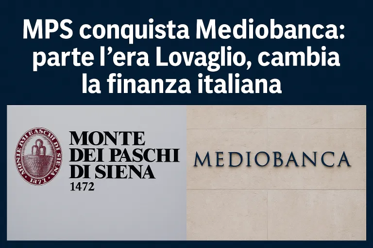 La scalata di MPS a Mediobanca cambia la finanza italiana