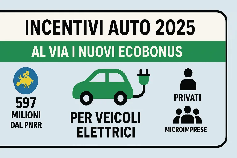 Auto elettriche: fino a 11.000 euro di bonus con il nuovo piano