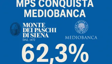 Mps sale al 62,3% e prende il controllo di Mediobanca