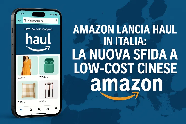 Haul di Amazon debutta in Italia: sfida a Temu e Shein