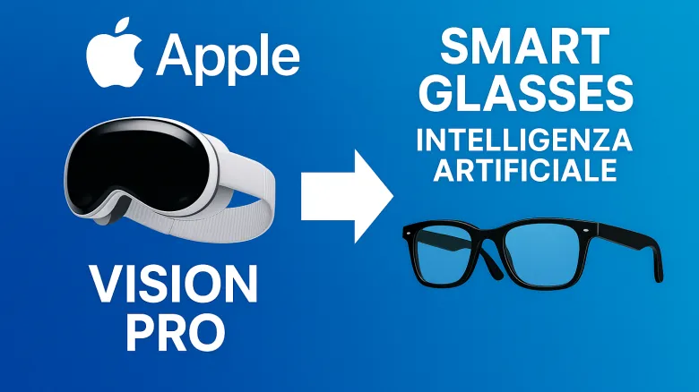 Apple cambia strategia: addio al Vision Pro, focus sugli smart glasses AI