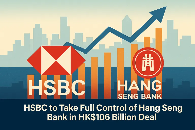 HSBC acquisisce Hang Seng Bank: operazione da 13,6 miliardi di dollari