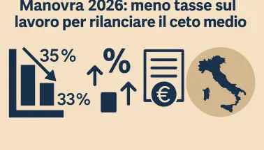 Manovra 2026: meno tasse e più soldi in busta paga