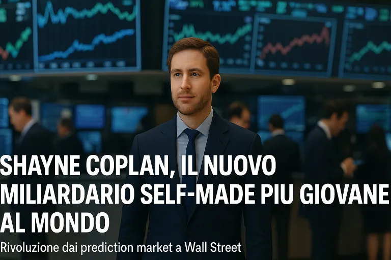 Shayne Coplan, 27 anni e già miliardario: la scommessa vinta con Polymarket