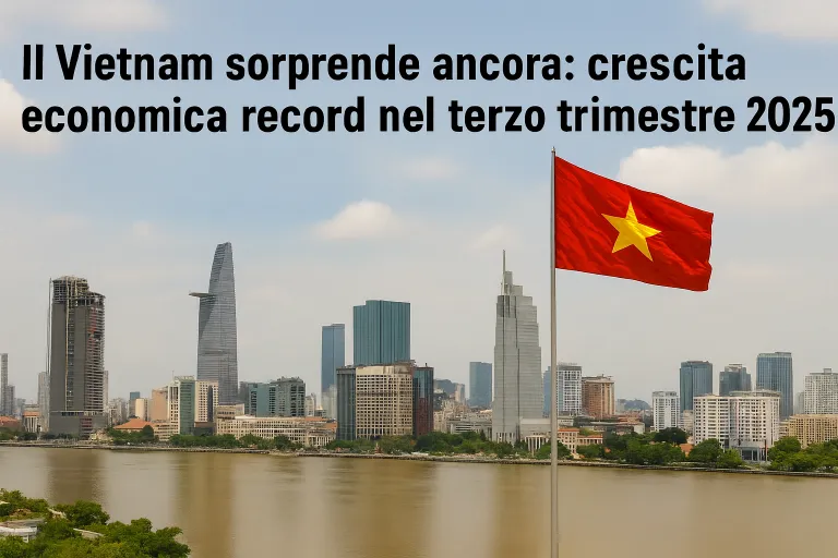 Vietnam: crescita economica all’8,22% nel Q3 2025, la più alta dal 2011