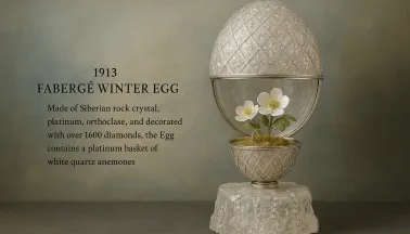 Winter Egg di Fabergé all’asta nel 2025, stimato oltre 20 milioni