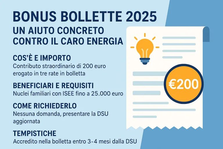 Risparmiare sulla bolletta nel 2025: ecco il nuovo bonus