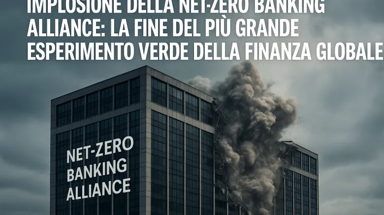 Fine della Net-Zero Banking Alliance: le banche abbandonano gli impegni climatici