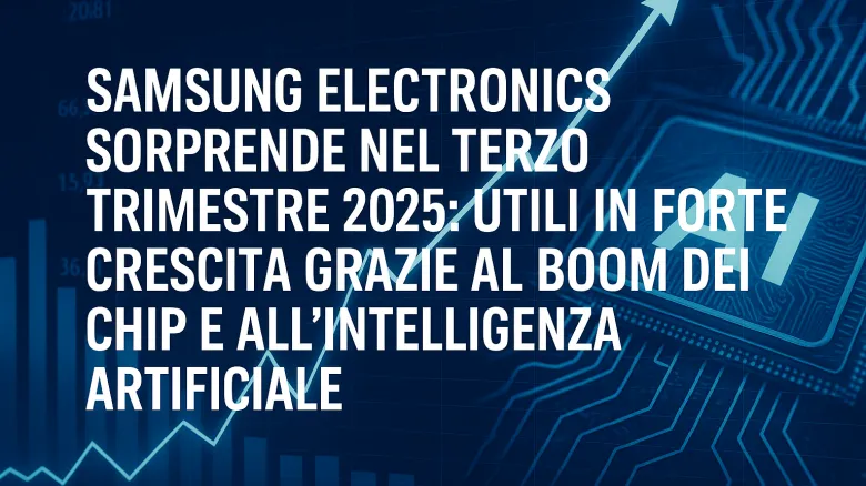 Samsung vola nel Q3 2025: boom dei chip e AI trainano gli utili