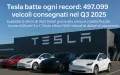 Tesla supera le attese: record di consegne nel Q3 2025