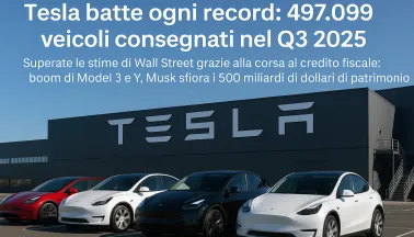 Tesla supera le attese: record di consegne nel Q3 2025