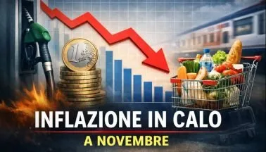 L’Istat conferma: l’inflazione frena ancora, a Novembre è all’1,1%