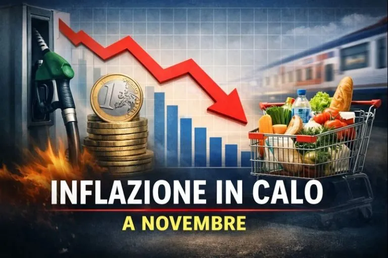 L’Istat conferma: l’inflazione frena ancora, a Novembre è all’1,1%