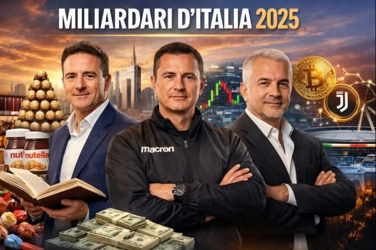 Chi sono oggi i miliardari italiani più ricchi? Il podio Forbes 2025 tra dolciumi, dati e criptovalute