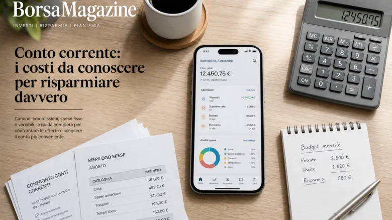 Conto corrente costi: come scegliere e cosa controllare