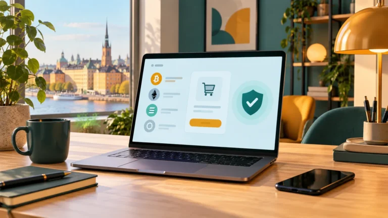 Safello prova un checkout crypto integrato: il pilota parte dalla Svezia