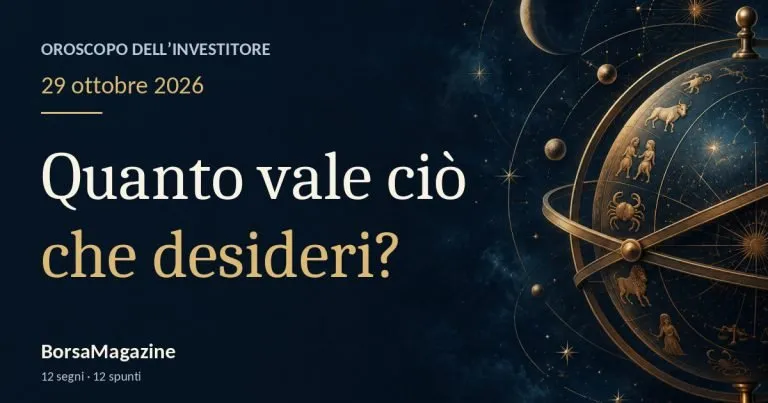 Oroscopo di oggi, 29 ottobre 2026: Venere, quanto vale l’occasione che desideri?